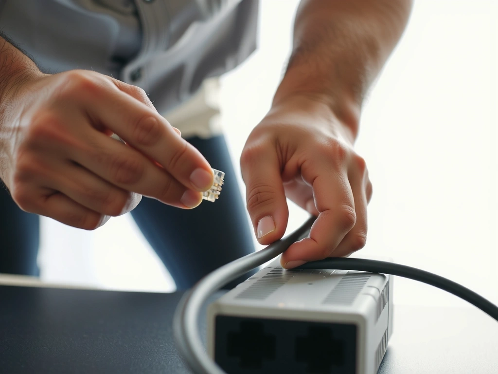 Configurazione manuale cavi di rete